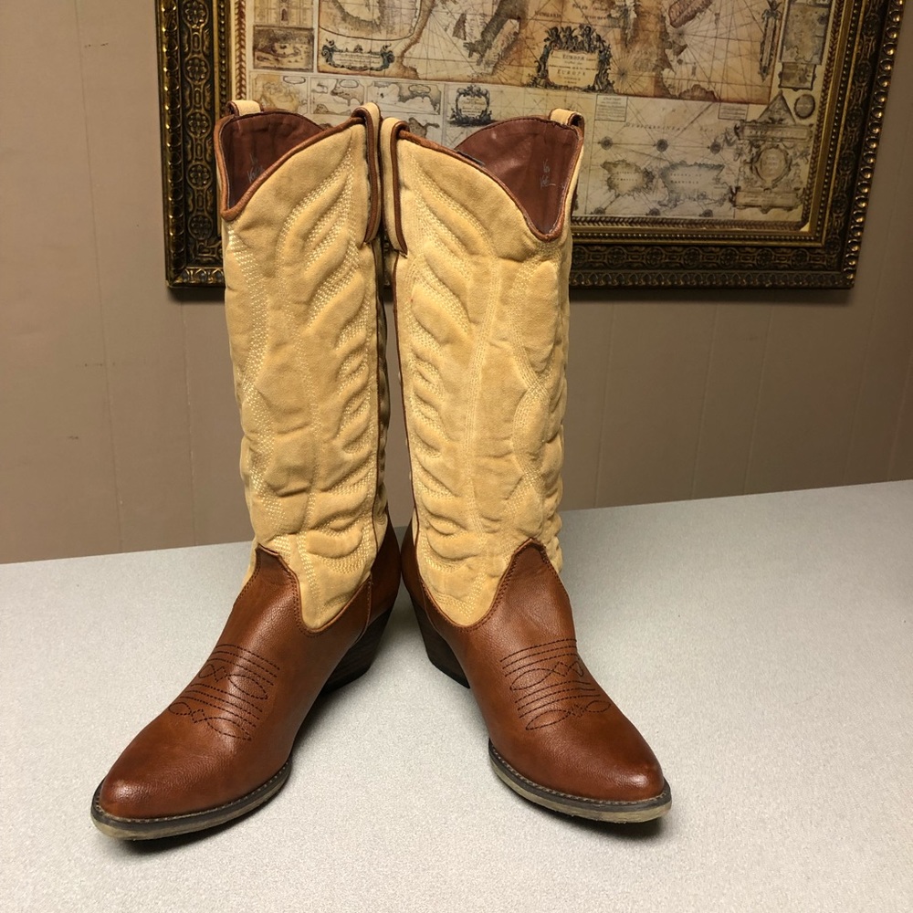 Women Very Volatile tall cowboy boots size 10